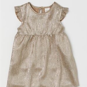 H&M Shimmering Dress - Gold